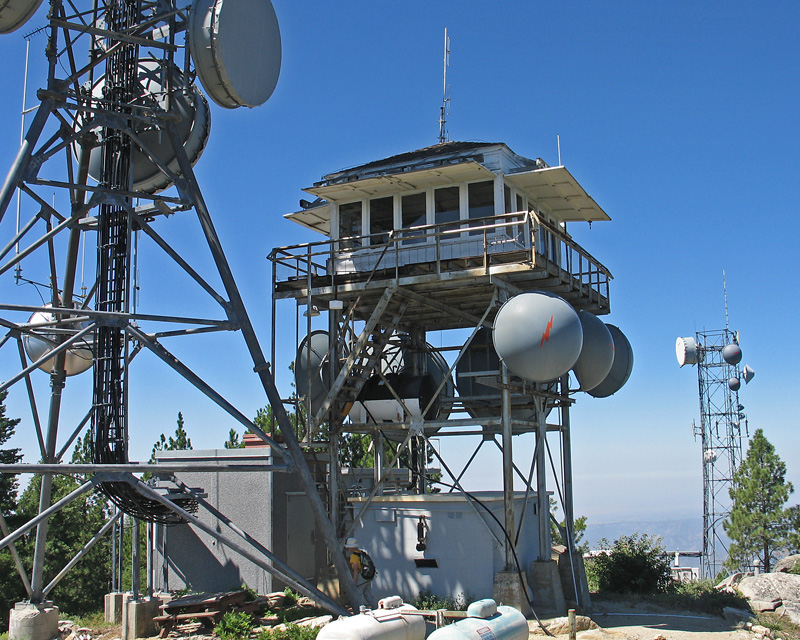 Musick Mountain fire lookout picture