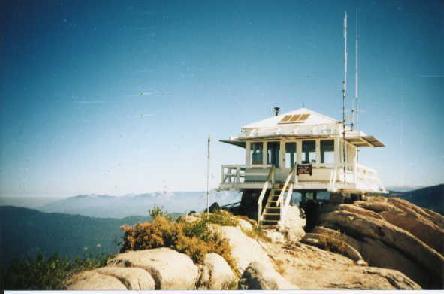 Mule Peak Fire lookout picture