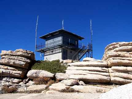 Shuteye Peak fire lookout picture